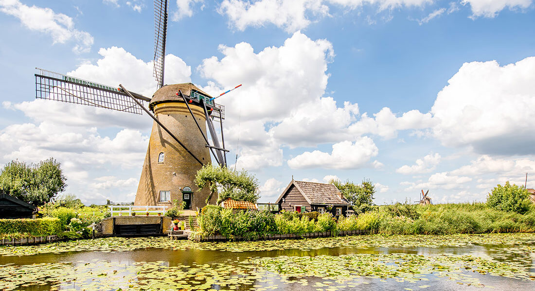 Oude windmolen Nederland